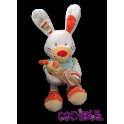 NICOTOY SOS DOUDOU T'CHOUPI SALOPETTE ORANGE JARDINIER EVEIL