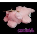 KIMBALOO Doudou cochon rose couché