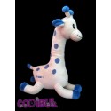 NOVALAC 2 Doudou girafe bleu beige