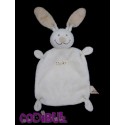 NICOTOY doudou plat lapin beige