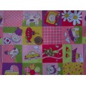 COUPON DE TISSU coton * JEUX ENFANTS * 143 x 147 cm