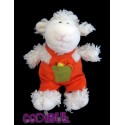 GIPSY DOUDOU PELUCHE mouton salopette orange