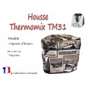 TM31 Housse de protection pour Robot Thermomix "Sports d'hiver"