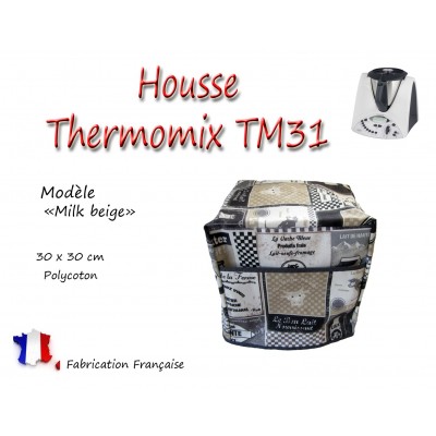 TM31 Housse de protection pour Robot Thermomix "Milk beige"