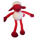 doudou MOUTON rouge beige MARESE