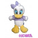 DISNEY NICOTOY doudou canard daisy blanc mauve