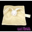 KIMBALOO la halle Doudou plat lapin jaune mon premier doudou