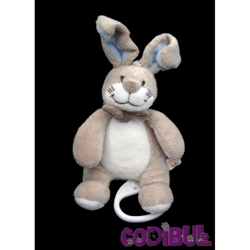 NOUKIE'S doudou lapin musical collection OSCAR ET LEON