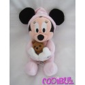 DISNEYLAND RESORT doudou baby minnie pyjama rose ours marron