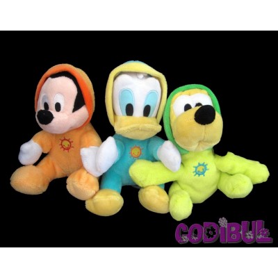 NICOTOY DISNEY lot de 3 doudous micket pluto et donald