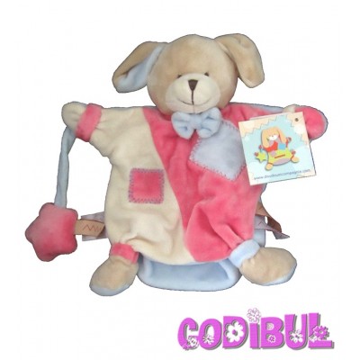 DOUDOU ET COMPAGNIE Marionnette chien zigzag zélie