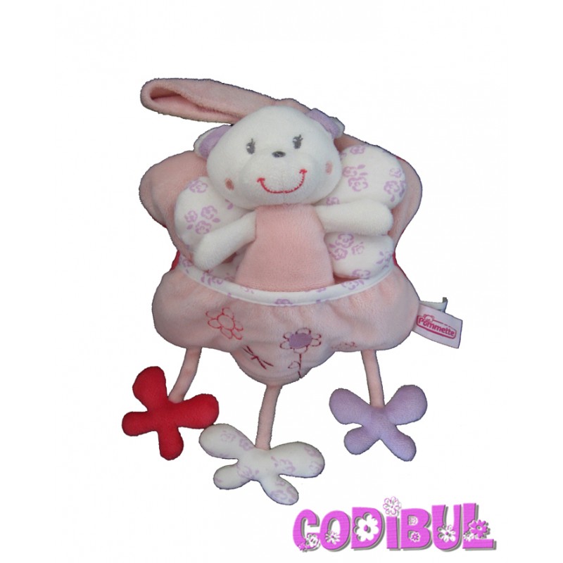 doudou pommette ours rose