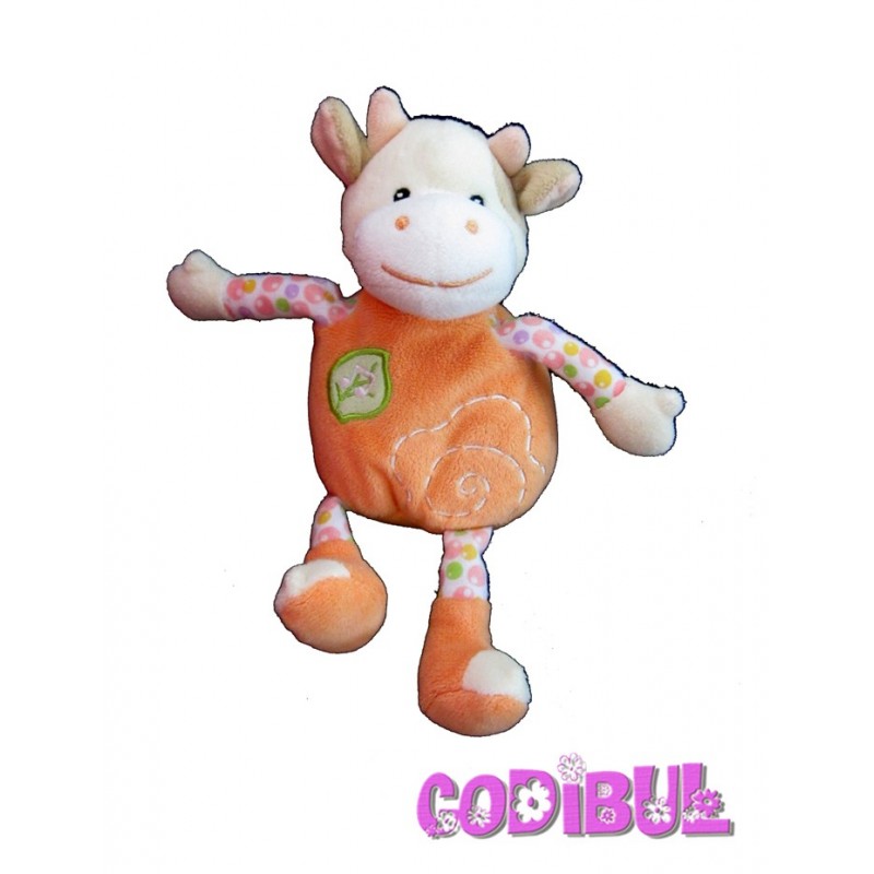 GIPSY doudou musical vache orange