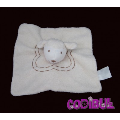 BABYLOVE DM doudou mouton beige bandana