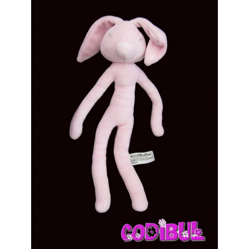 TAPE A L'OEIL doudou lapin rose