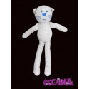 BOUT'CHOU Doudou chat gris étoiles velours