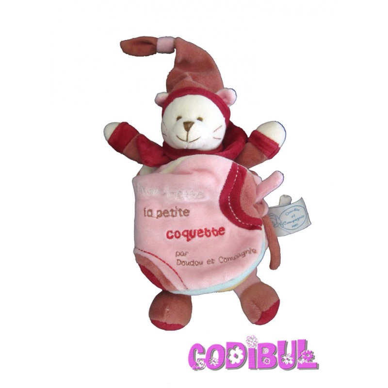 Doudou Et Compagnie Doudou Livre Chat Minouchette Rose Bordeaux Doudou Et Compagnie Doudou Livre Chat Minouchette Rose Bordeaux