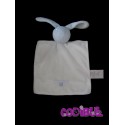 TIMBERLAND Doudou plat lapin blanc bleu