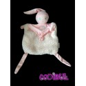 COROLLE Doudou marionnette lutin rose coeur cosmidoudou