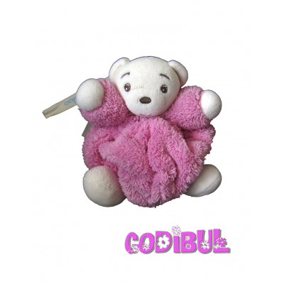 KALOO Doudou petit ours plume violet