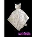 LA REDOUTE cocoon doudou plat ours blanc gris