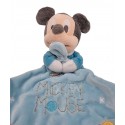 DISNEY NICOTOY doudou Mickey bleu mouchoir