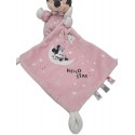 DISNEY Minnie Baby doudou rose HELLO STAR