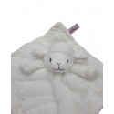 POMMETTE doudou plat mouton blanc
