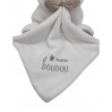 DOUDOU ET COMPAGNIE chien blanc j'aime mon doudou
