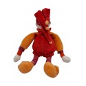 MOULIN ROTY Doudou Capucin Dragobert rouge 30 cm