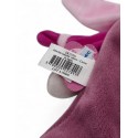 DOUDOU ET COMPAGNIE lapin blanc rose prune cerise attache tétine