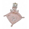 Doudou chat blanc rose Les Aristochats mouchoir Good Night DISNEY