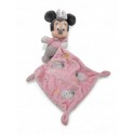 DISNEY BABY Doudou Minnie rose avec mouchoir moutons