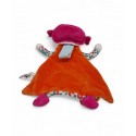 Cache Cache doudou Toudou fille cheveux fuchsia