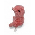 DOUDOU ET COMPAGNIE peluche Canard rose coin coin