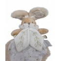 DOUDOU ET COMPAGNIE lapin beige blanc lapin de sucre