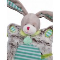 DOUDOU ET COMPAGNIE lapin marionnette Lovely Pistache