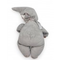 COROLLE Doudou poupée grise tissu panda