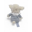 AVENE PEDIATRIL doudou mouton rayé blanc et bleu