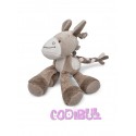 NATTOU doudou cheval poney beige