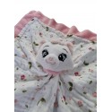 Disney Doudou lange chat Marie blanc rose Les Aristochats