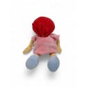 NATTOU doudou billy et Babette robe rose et bonnet rouge