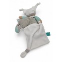 BABY NAT' doudou pantin ours polochon avec mouchoir