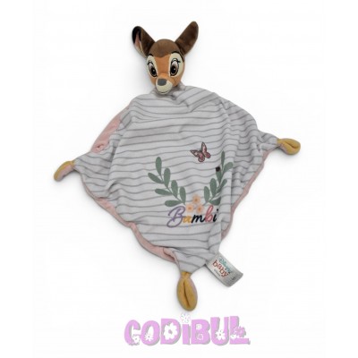 DISNEY Baby Doudou plat Bambi