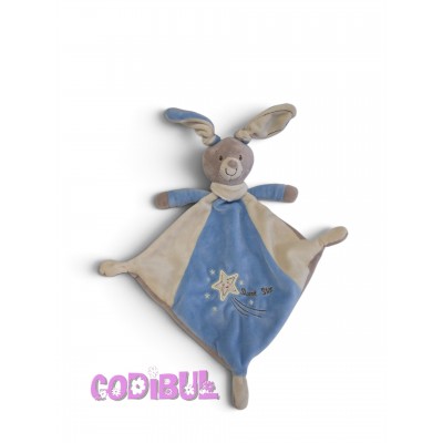 NICOTOY Doudou plat lapin...
